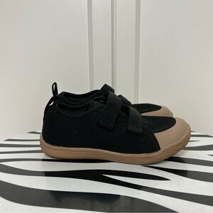 WHITIN black strap brown Kids Black and Tan Shoes